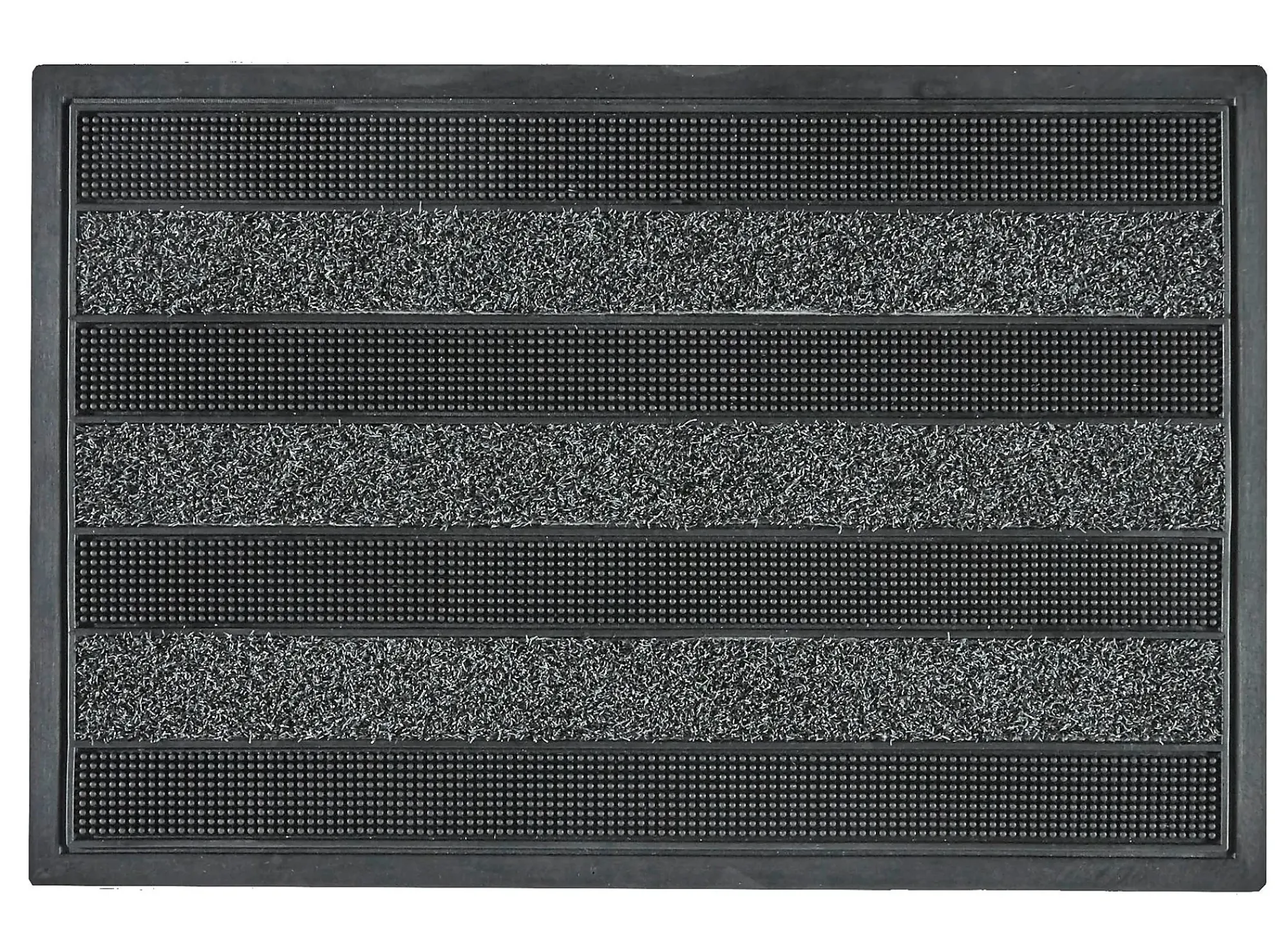 DØRMATTE CACTUS ANTRASIT I GUMMI OG SYNTETFIBER 45X75CM- Sale