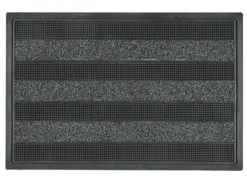 DØRMATTE CACTUS ANTRASIT I GUMMI OG SYNTETFIBER 60X80CM- Sale
