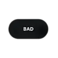 Dørskilt BAD oval-Esbada New