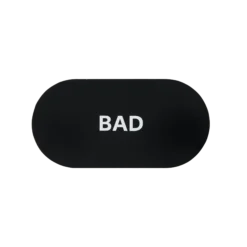 Dørskilt BAD oval-Esbada New