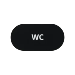 Dørskilt WC oval-Esbada Best