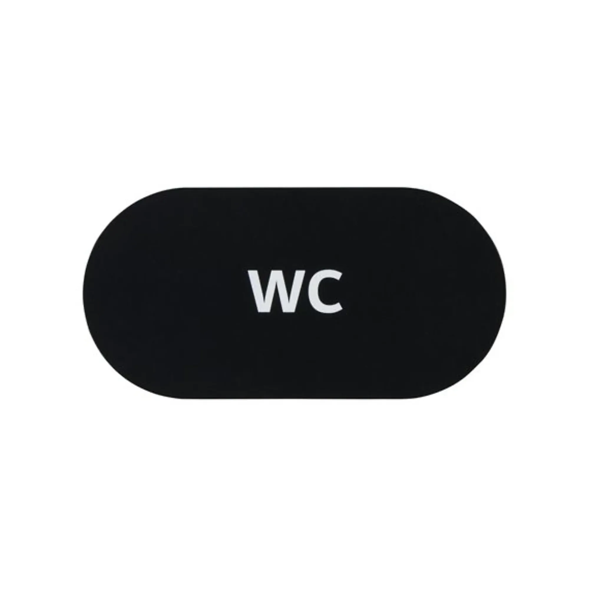 Dørskilt WC oval-Esbada Best