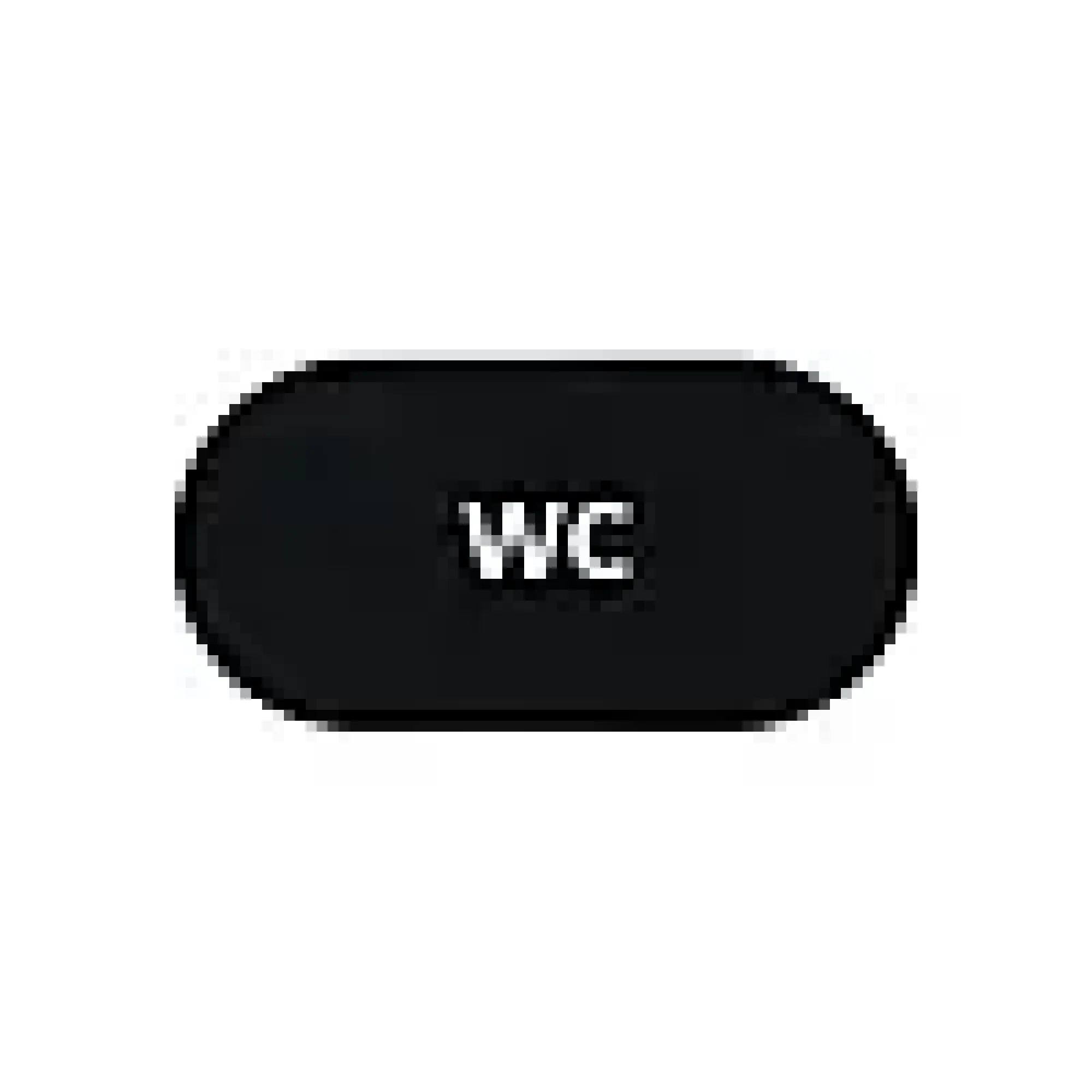Dørskilt WC oval-Esbada Best