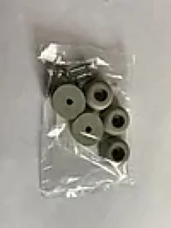 DØRSTOPPER GUMMI GRÅ A5 20MM-Pn Beslag Hot