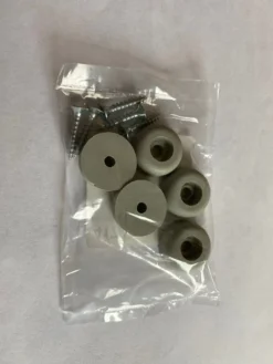 DØRSTOPPER GUMMI GRÅ A5 20MM-Pn Beslag Hot