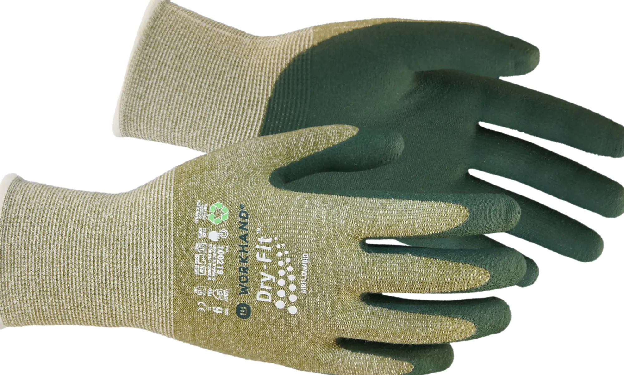 DRY-FIT AIRFLOW/BIO 100219 NEDBRYTBAR NITRIL. STR.8-Workhand Best