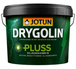 Drygolin Pluss Oljedekkbeis klassisk hvit base 9l-Jotun Discount