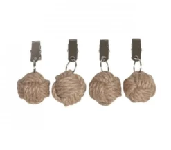Duklodd Knuten Jute 64g 4stk-Fondaco New