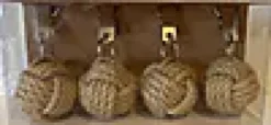 Duklodd Knuten Jute 64g 4stk-Fondaco New