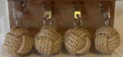 Duklodd Knuten Jute 64g 4stk-Fondaco New