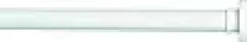 Dusjforhengstang Rett 80-130cm Seallux Klemstang-Sealskin New