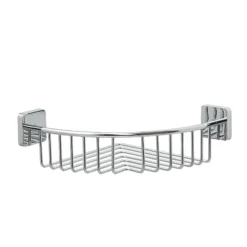 DUSJKURV FOR HJØRNE ONU KROM 87X219X219MM- Sale