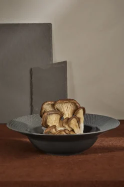 Dyp tallerken Ø24,5cm Rhombe Earth Slate-Lyngby porcelæn Sale