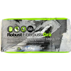 Fiberpuss grå 20kg-Robust New