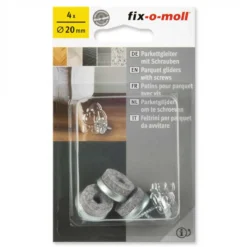 Filtknott i 100% ull med skrue 20mm-Fix O Moll Best