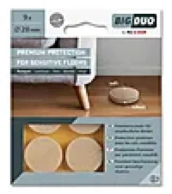 Filtknott parkettglider 28mm 9stk-Fix O Moll Clearance