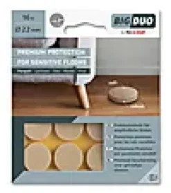 Filtknott parkettglider 22mm 16stk-Fix O Moll