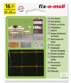 FILT TIL STOL&BORD 22X22MM 16STK FIX-O-MOL-Fix O Moll Online