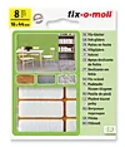 Filt til stol&bord 16x44mm hvit 8stk-Fix O Moll