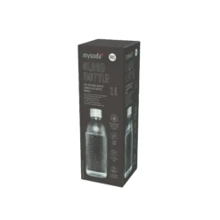 Flaske Glass Silver 1L-Mysoda Clearance
