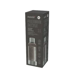Flaske Premium Silver 1L-Mysoda Outlet