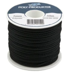 Flettet polyesterline 2.00mmx50m-Poly Produkter Clearance