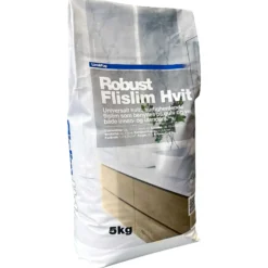 Flislim hvit 5kg-Robust Discount