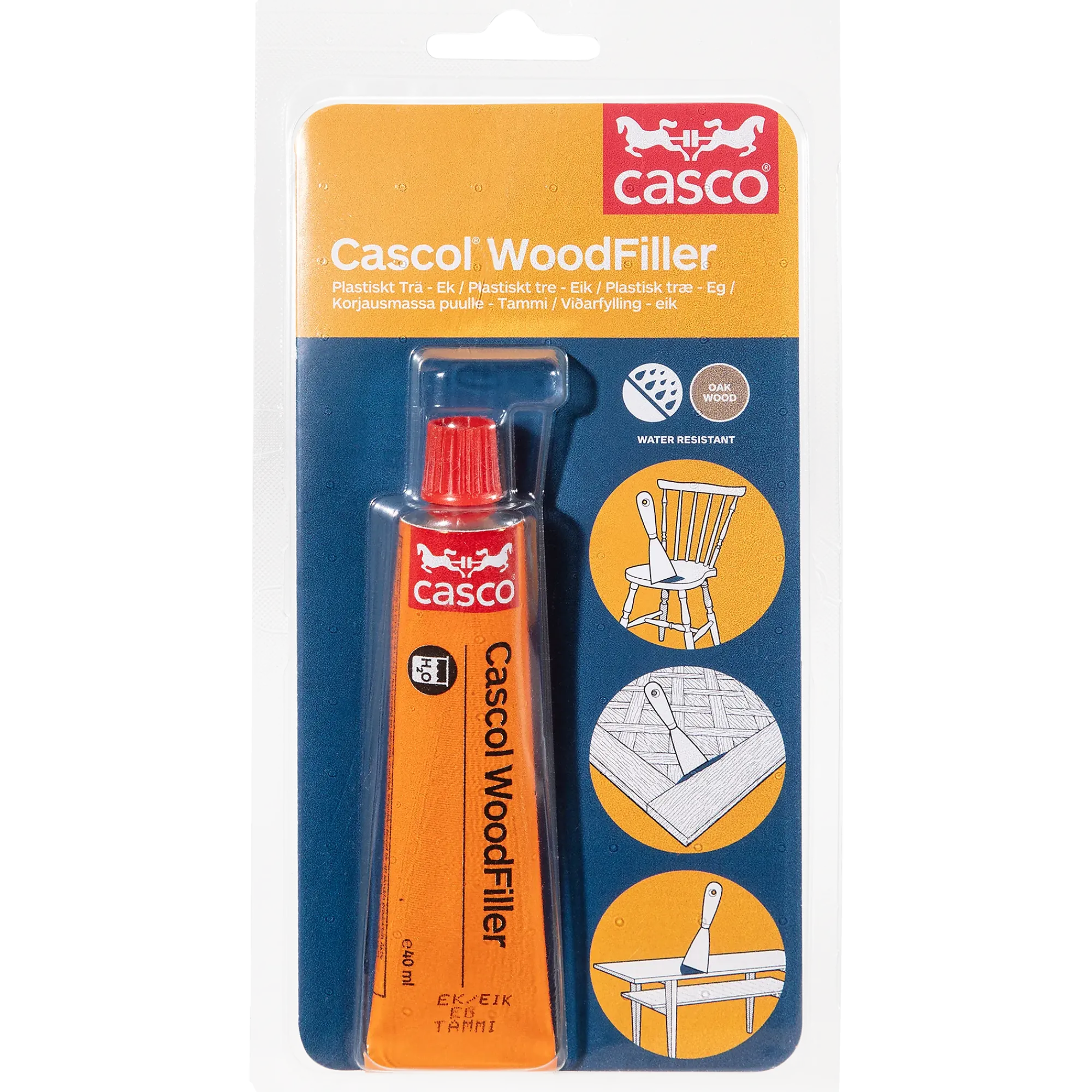 Form Woodfiller Eik 40ml-Casco Discount