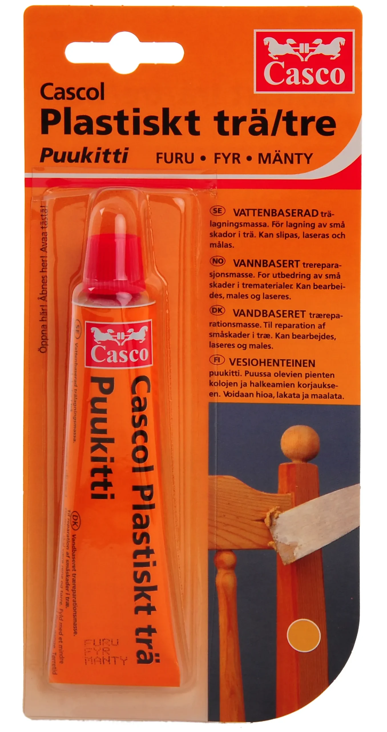 Formtre woodfiller 40ml furu-Casco Online