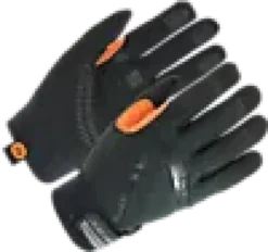 Fritidshanske imitert semsket skinn str.8-Workhand Clearance