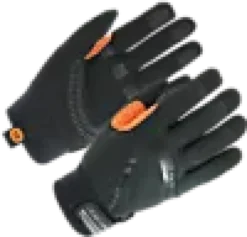 Fritidshanske imitert semsket skinn str.8-Workhand Clearance