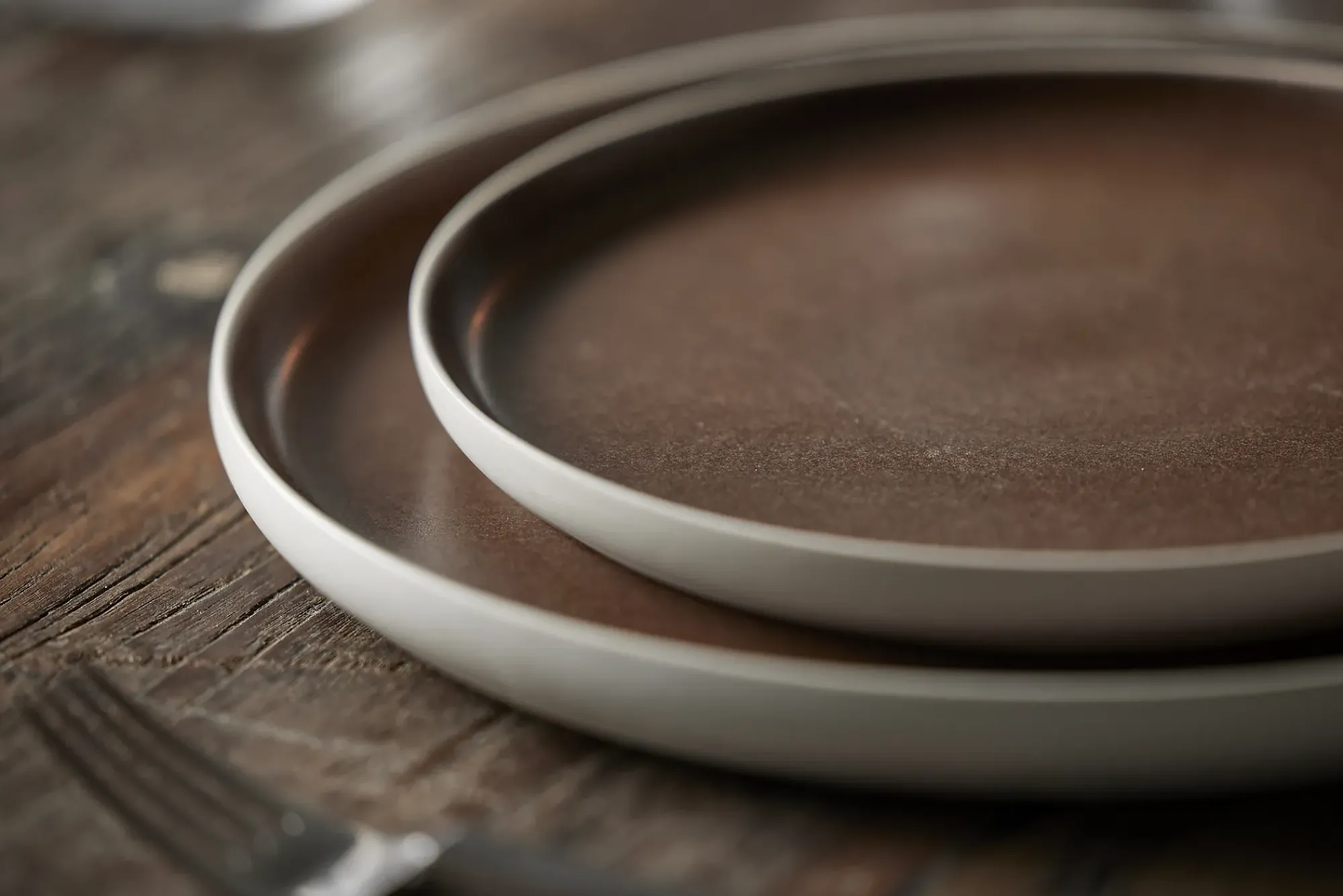 Frokosttallerken North 21cm Matte Hvit/Matt Bark-Studio round Online