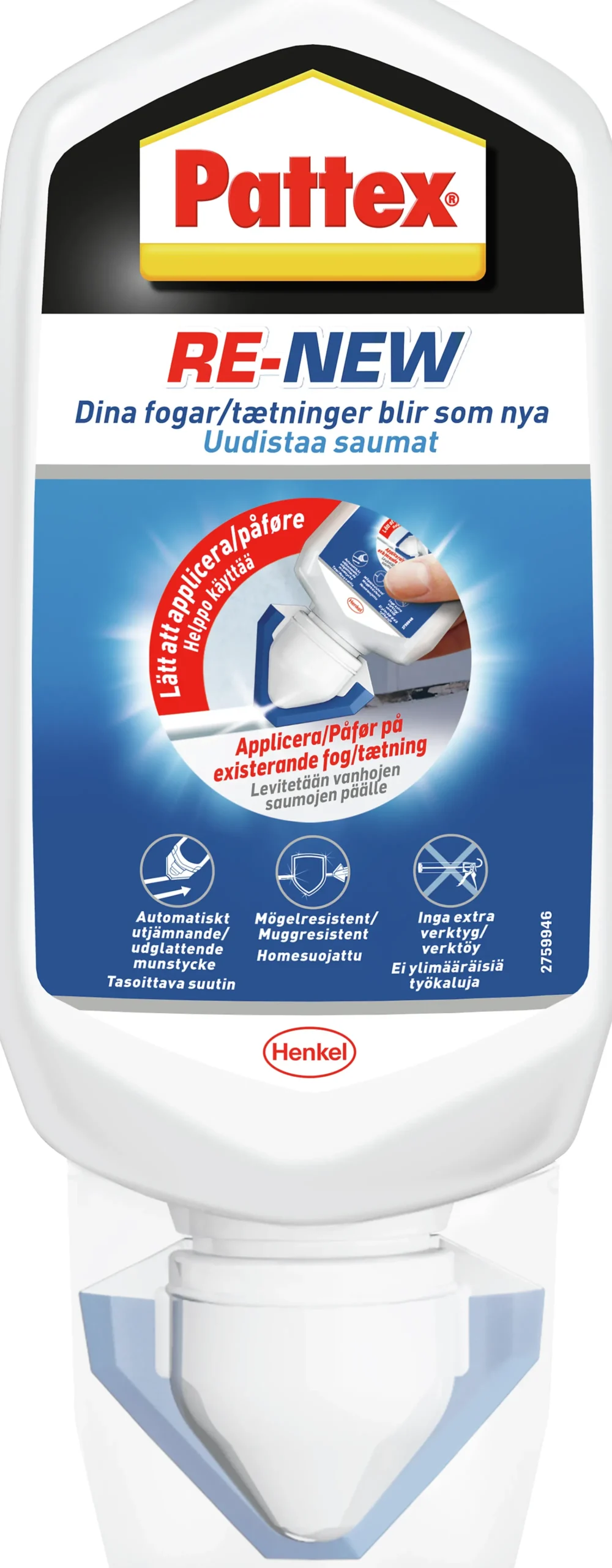 Fugefornyer hvit 80ml-Pattex Outlet