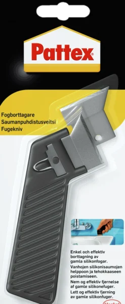 Fugekniv med 2 knivblader-Pattex