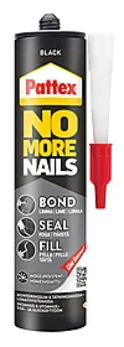 Fugelim Bond-Seal-Fill SVART 280ml-Pattex Outlet