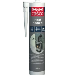FUGEMASSE HEAT 1500°C GRÅSVART-Casco