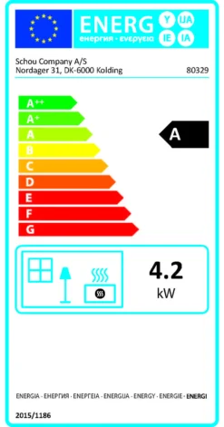Gassovn med vifte 4,2kw med regulator- Sale