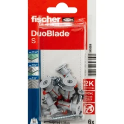 Gipsplugg 6xDuoblade 6xskruer-Fischer Hot