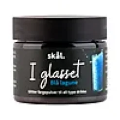 Glitterfarge i glasset Blå Lagune-Skål Hot