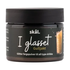 Glitterfarge i glasset Gulljakt-Skål New