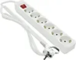 Grenuttak 6-veis jord 3m med bryter-Gelia Outlet