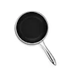 Gryte med glasslokk 2,8l hybrid-Hexclad Outlet