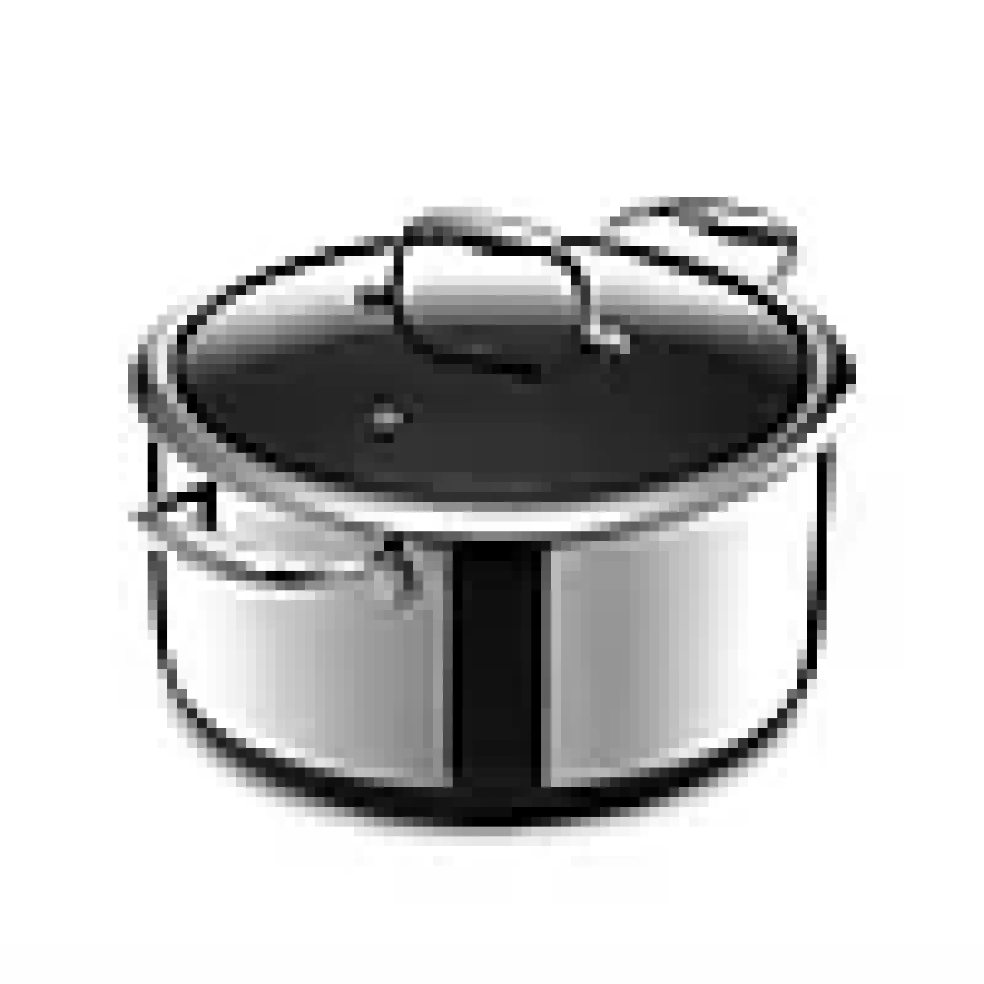 Gryte med glasslokk 7,5l hybrid-Hexclad