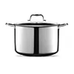 Gryte med glasslokk 9,5l hybrid-Hexclad Discount