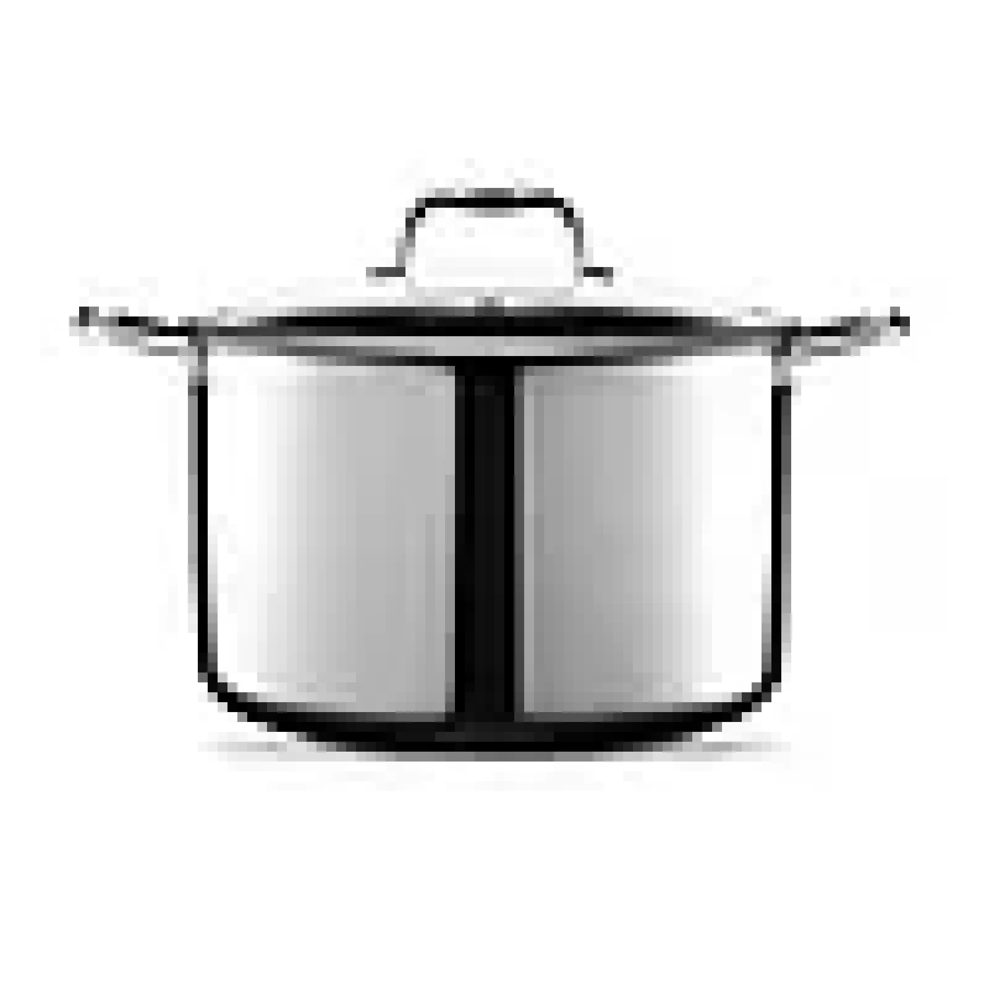 Gryte med glasslokk 9,5l hybrid-Hexclad Discount