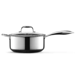 Gryte med glasslokk 4,7l hybrid-Hexclad Discount