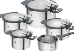 Grytsesett SIMPLIFY 5-deler med silikonhåndtak-Zwilling New