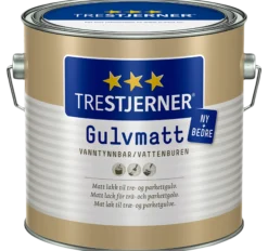 Gulvlakk gulvmatt 3l-Trestjerner Outlet