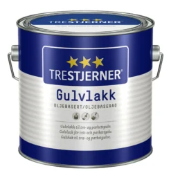 Gulvlakk oljebasert halvblank 3l-Trestjerner Outlet