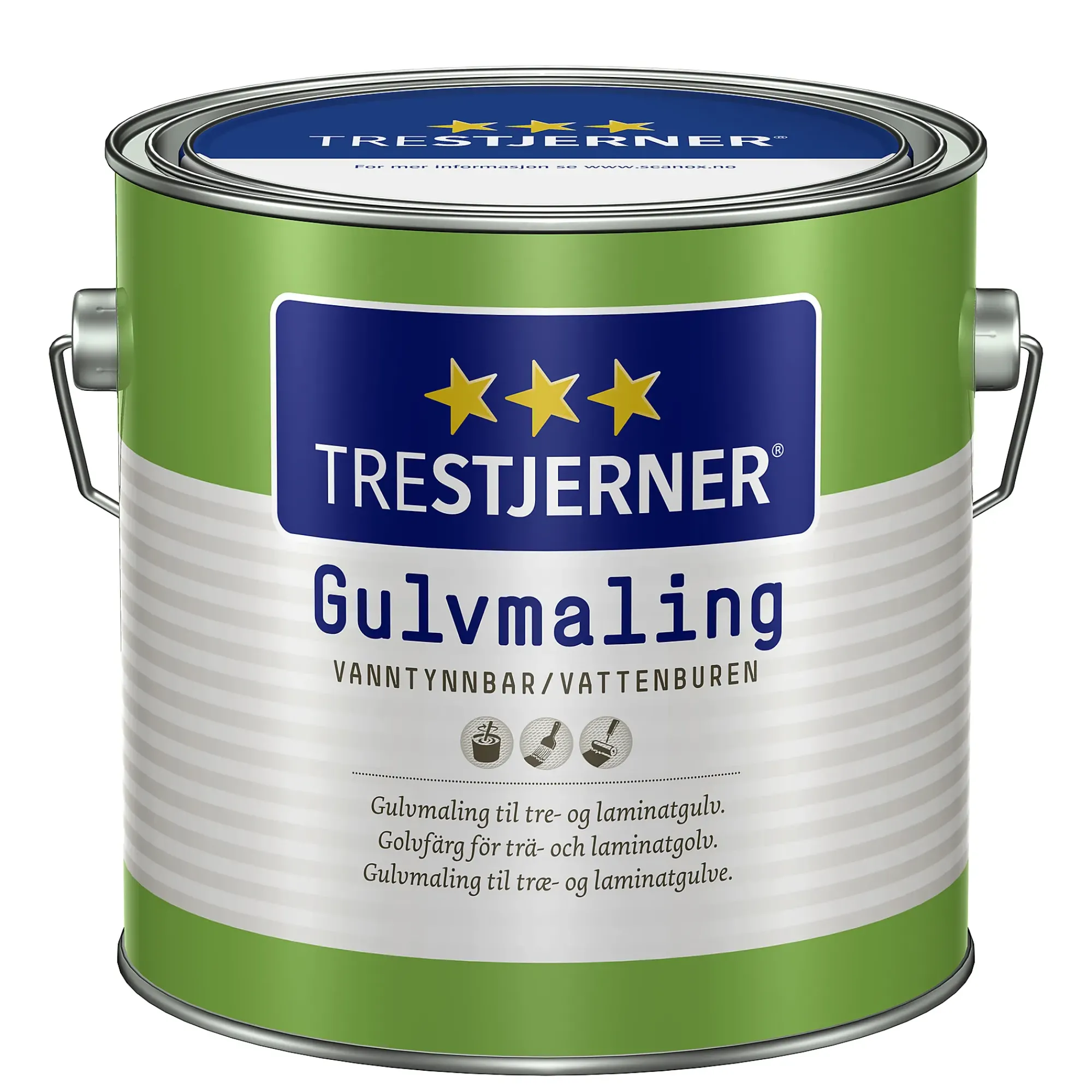 Gulvmaling blank C-Base 2,7l-Trestjerner Discount
